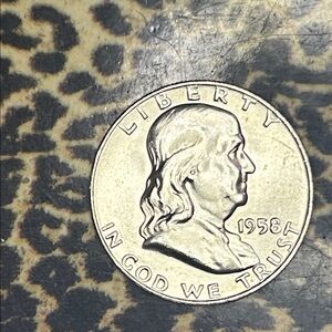 1958 P Proof Benjamin Franklin Half Dollar 90% Silver